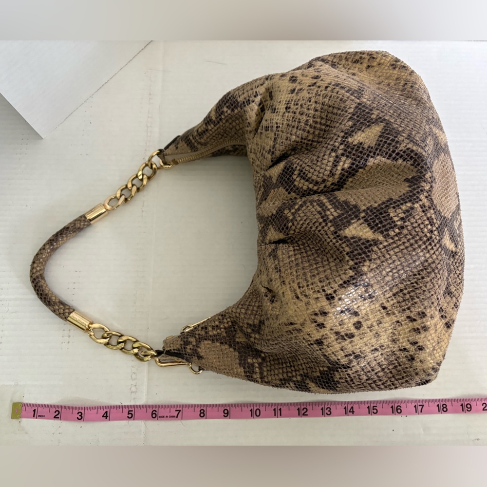Michael Kors Python Hobo With Shoulder Strap - image 4